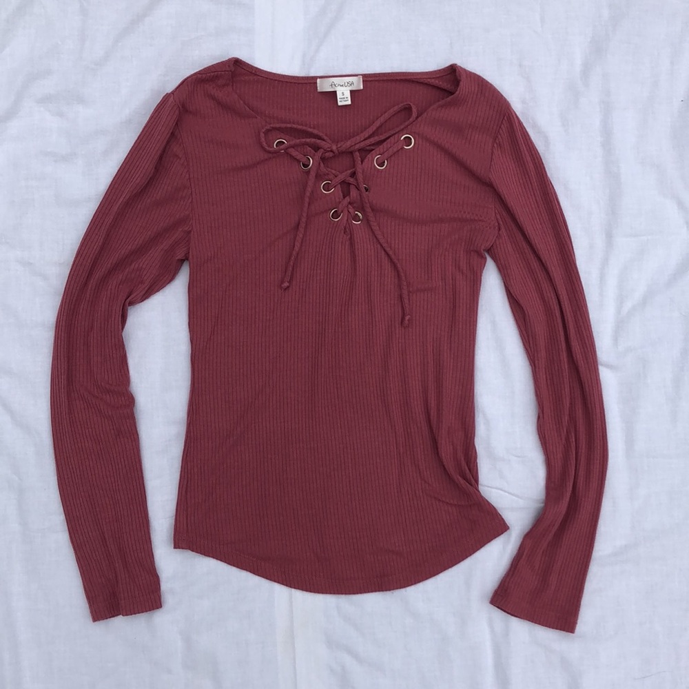 Tight Mauve Shirt